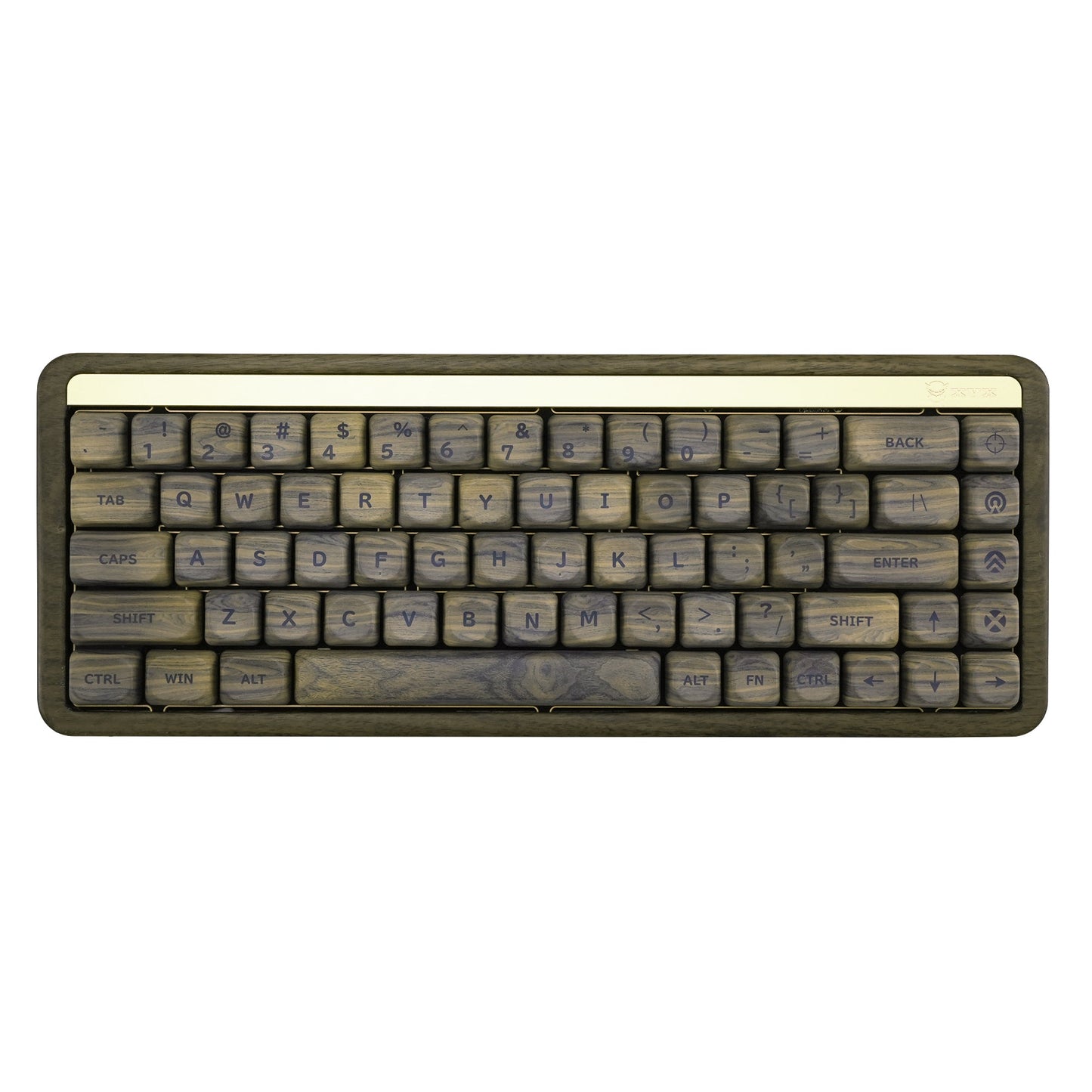XVX Walnut Texture MOA Profile Dye-Sublimation PBT 130-Key Keycap Set