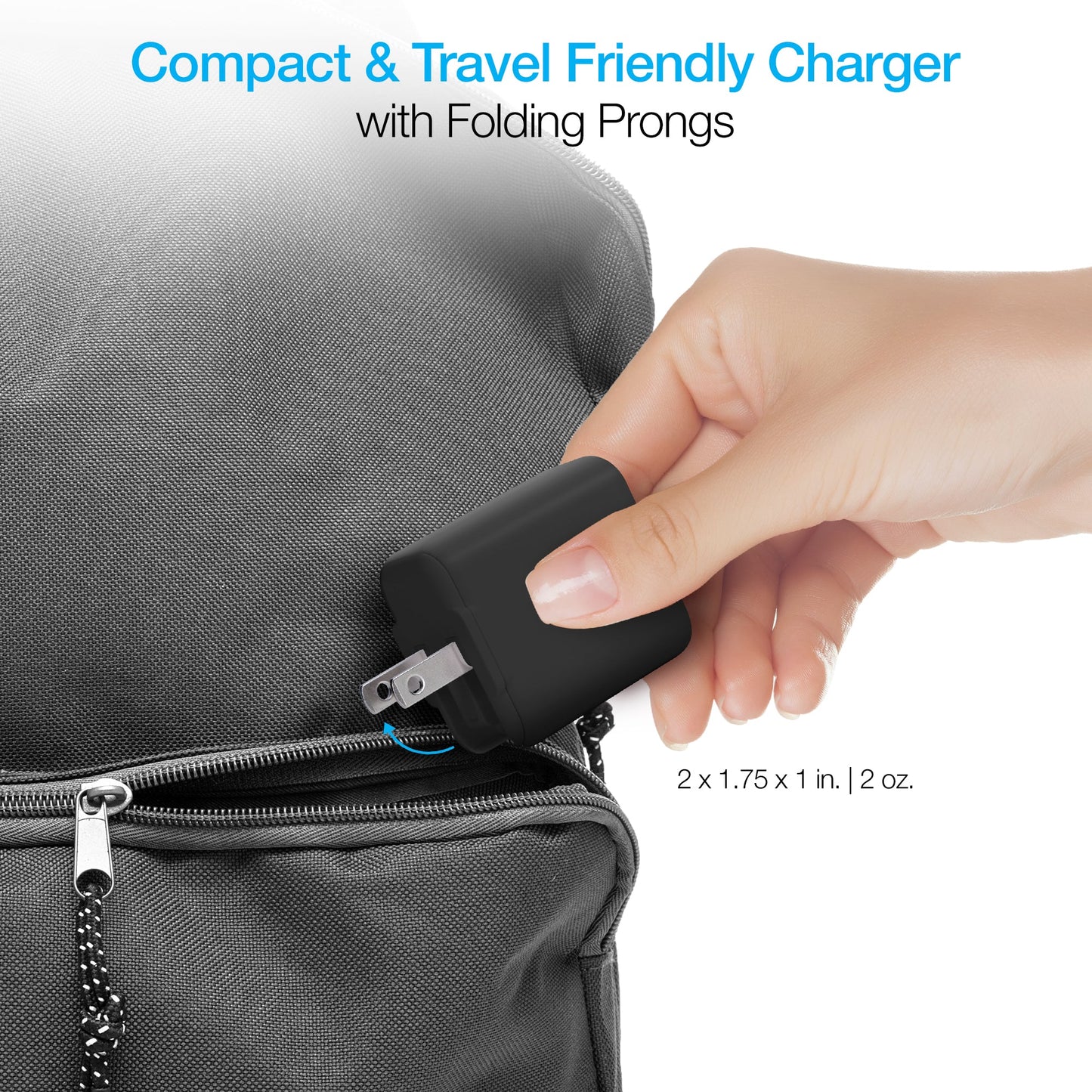 Naztech 20W PD Wall Charger + USB-C to USB-C 4ft Cable