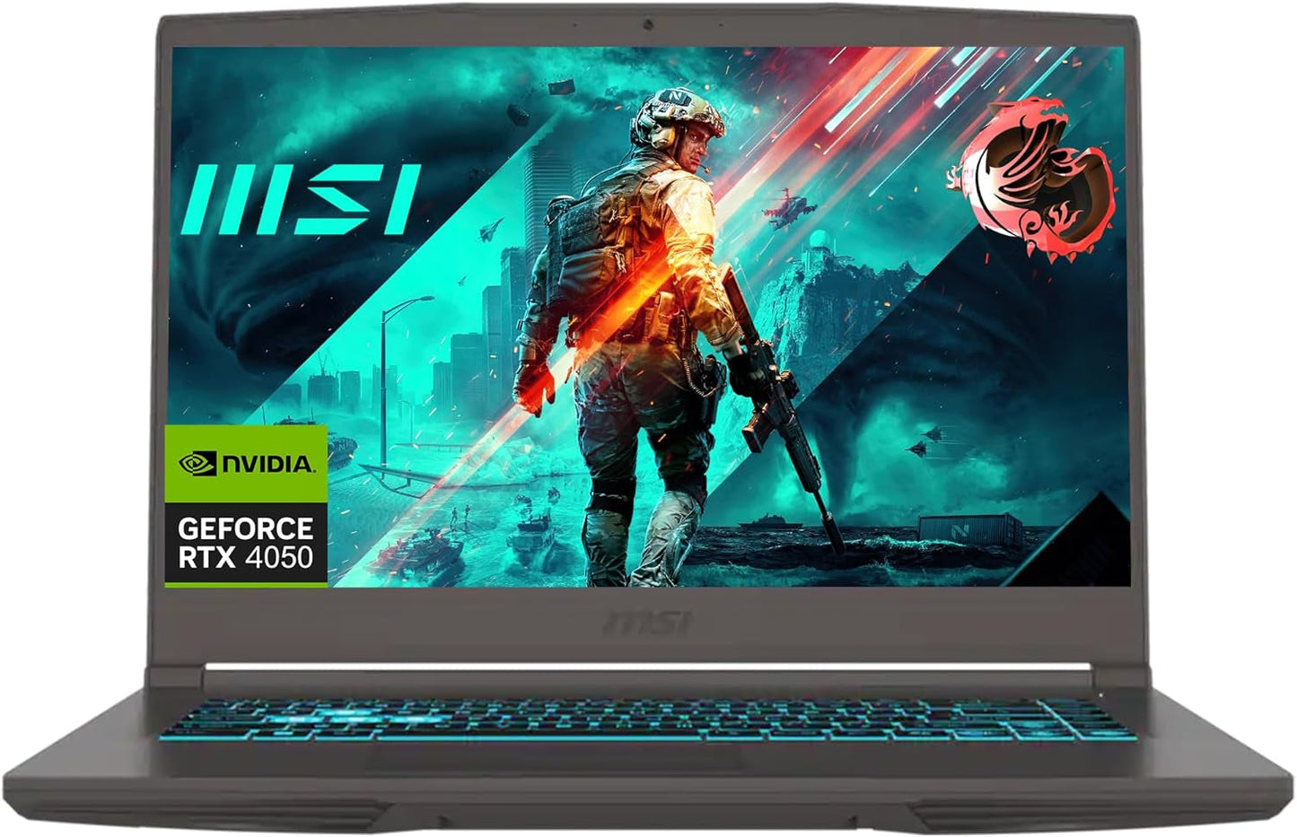 Msi 15.6" Thin A15 Gaming Laptop, 16GB DDR5, 512GB SSD, NVIDIA Geforce RTX 4050, Intel Core I5-13420H(Beat I7-11800H), Full HD Display, Backlit Keyboard, HDMI, Wi-Fi 6, Bluetooth, Windows 11, Black