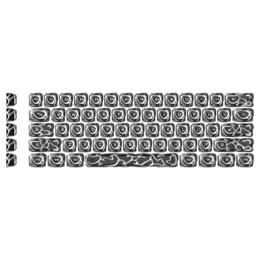 XVX Venom Themed Liquid Metallic Electroplating ABS+PC Keycap Set