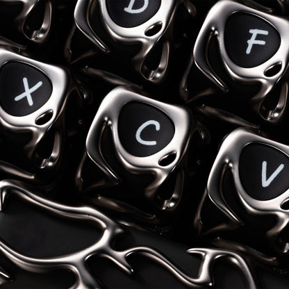 XVX Venom Themed Liquid Metallic Electroplating ABS+PC Keycap Set