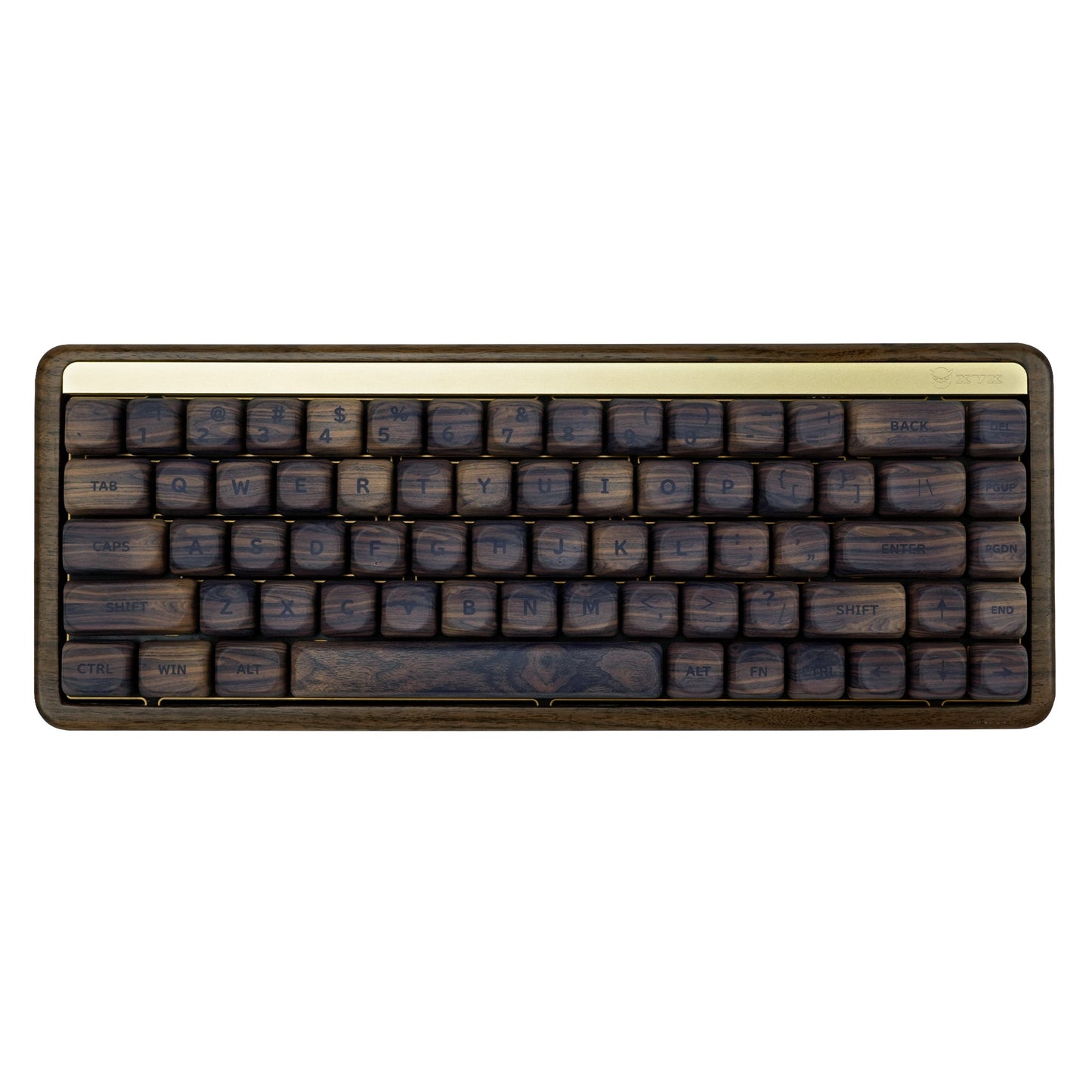 XVX Walnut Texture MOA  Profile Dye-Sublimation PBT 130-Key Keycap Set