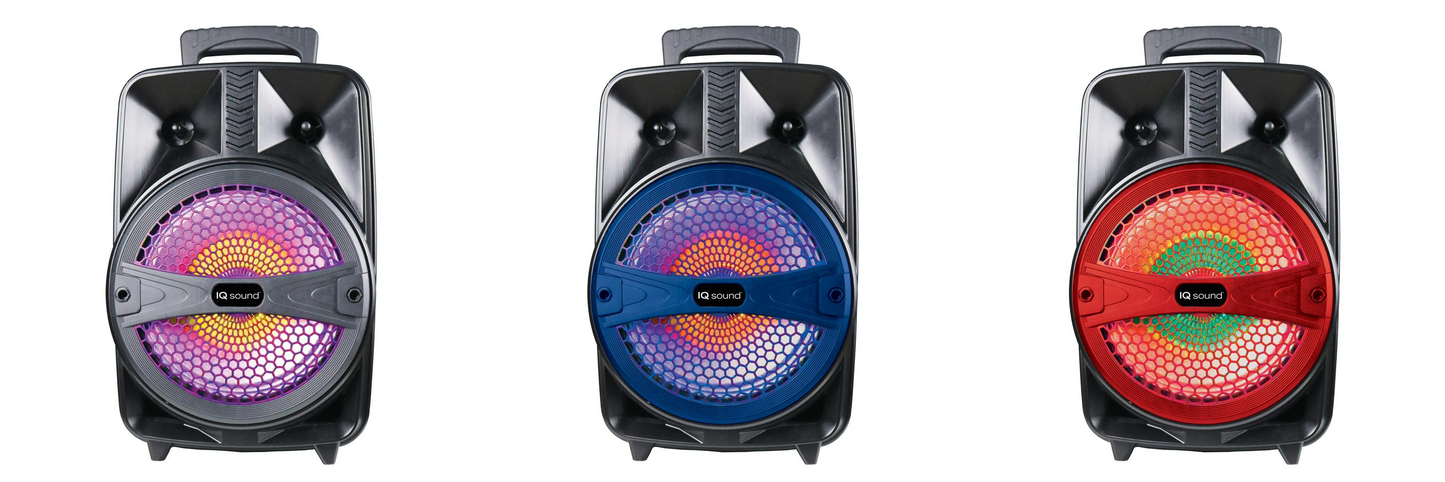 IQ Sound 8" Portable Bluetooth Speaker