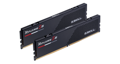 G.Skill Ripjaws S5 64GB (2x32GB) DDR5-6000 CL36 Dual Channel Desktop Memory Kit F5-6000J3636F32GX2-RS5K Black