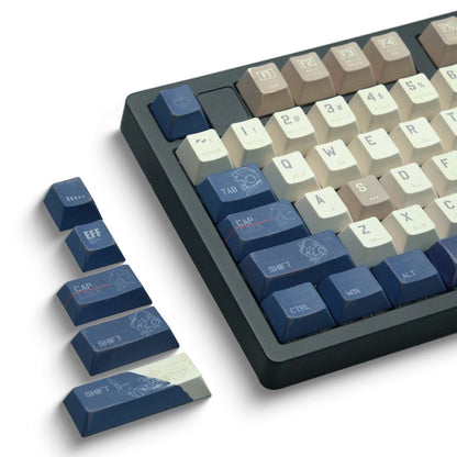 XVX Damaged Mecha Cherry Profile Keycaps Full Set (143-Keys)