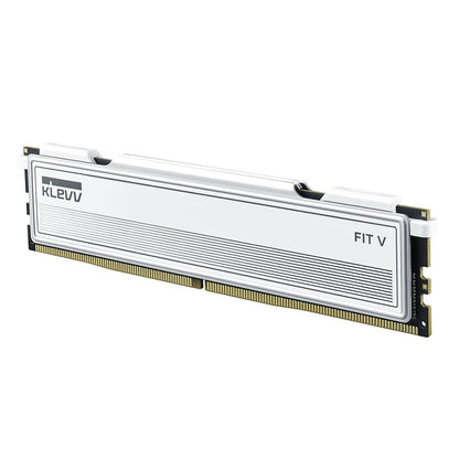 KLEVV FIT V 32GB (2x16GB) DDR5-6000 CL28 Dual Channel Desktop Memory Kit Ceramic White - K5AGU880-60B280F