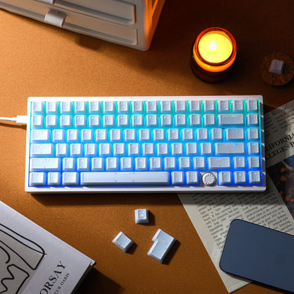 XVX PRISM Shine-Through Double-Shot Cherry Profile 142-key PBT Keycap Set