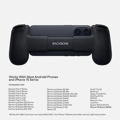 BACKBONE One Mobile Gaming Controller Android/iPhone 15 Series (USB-C) GEN 1